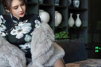 星颜社 - 佟蔓baby的冬季校服：别问我图在哪，原图也许在合集后面呢！